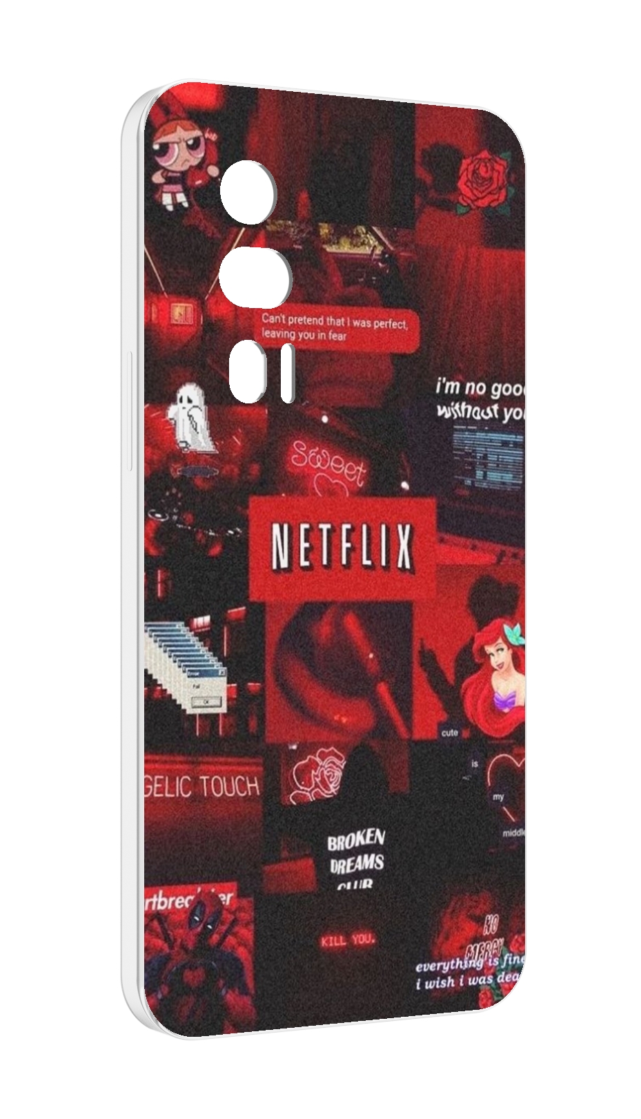 

Чехол MyPads Красные-проекты для Xiaomi Redmi K60 противоударный, Tocco