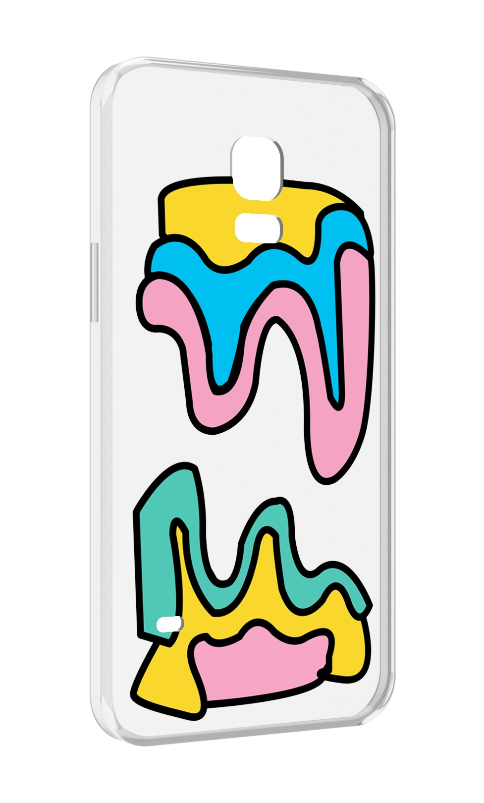 

Чехол MyPads вытекающая-абстракция для Samsung Galaxy S5 mini, Прозрачный, Tocco