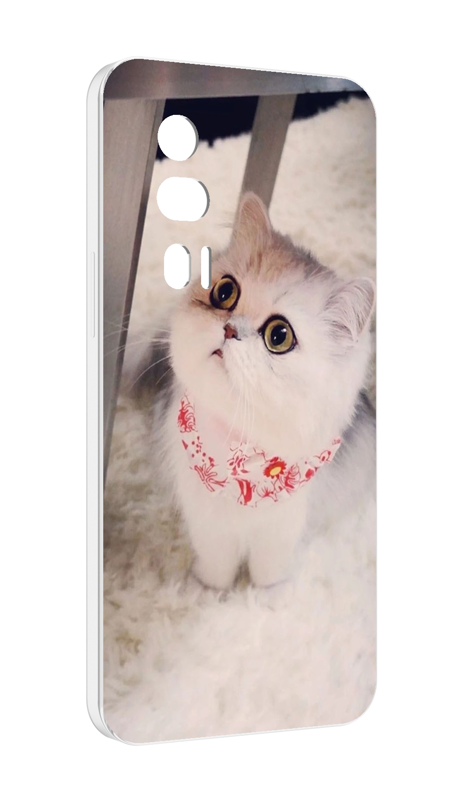 

Чехол MyPads Котеночек женский для Xiaomi Redmi K60 противоударный, Tocco