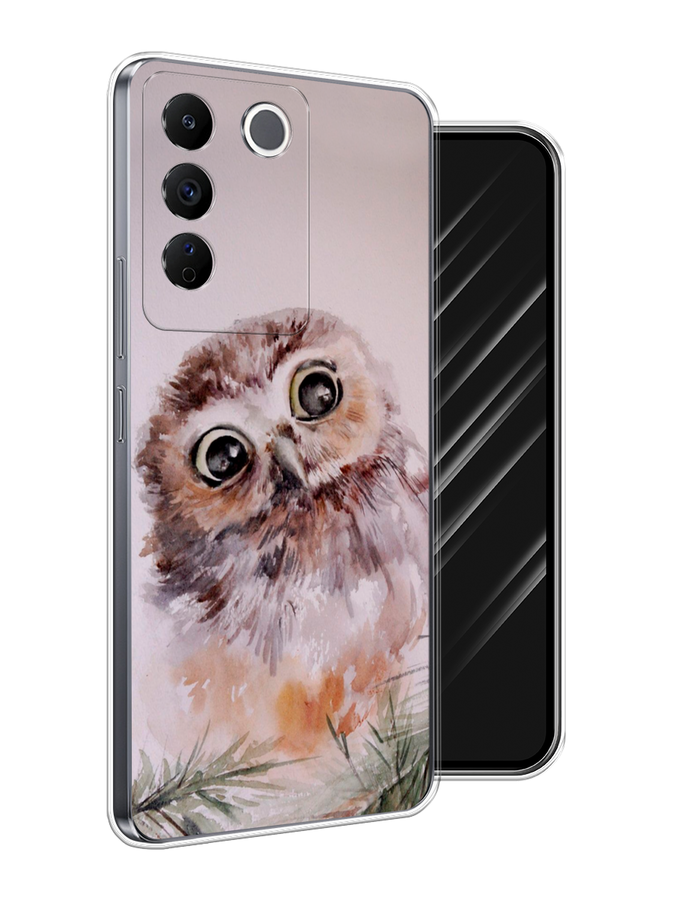 

Чехол Awog на Vivo V27e "Сова на розовом", Розовый;коричневый, 268350-1