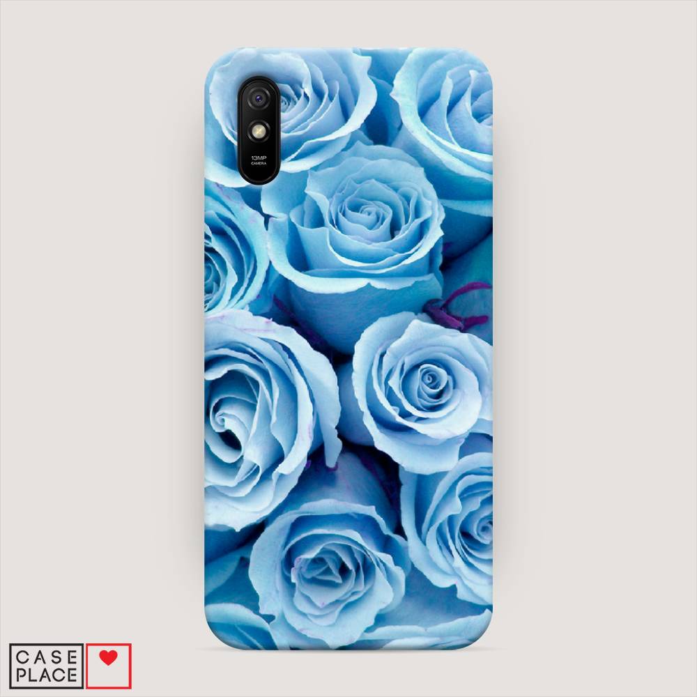 

Пластиковый чехол "Лазурные розы" на Xiaomi Redmi 9A, 38920-6