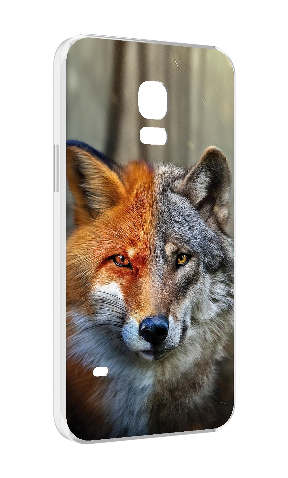 

Чехол MyPads волк-лиса для Samsung Galaxy S5 mini, Прозрачный, Tocco