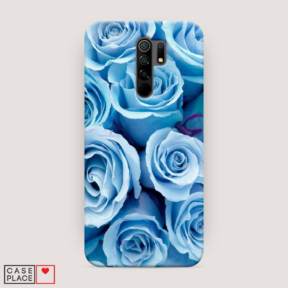 

Пластиковый чехол "Лазурные розы" на Xiaomi Redmi 9, 38320-6