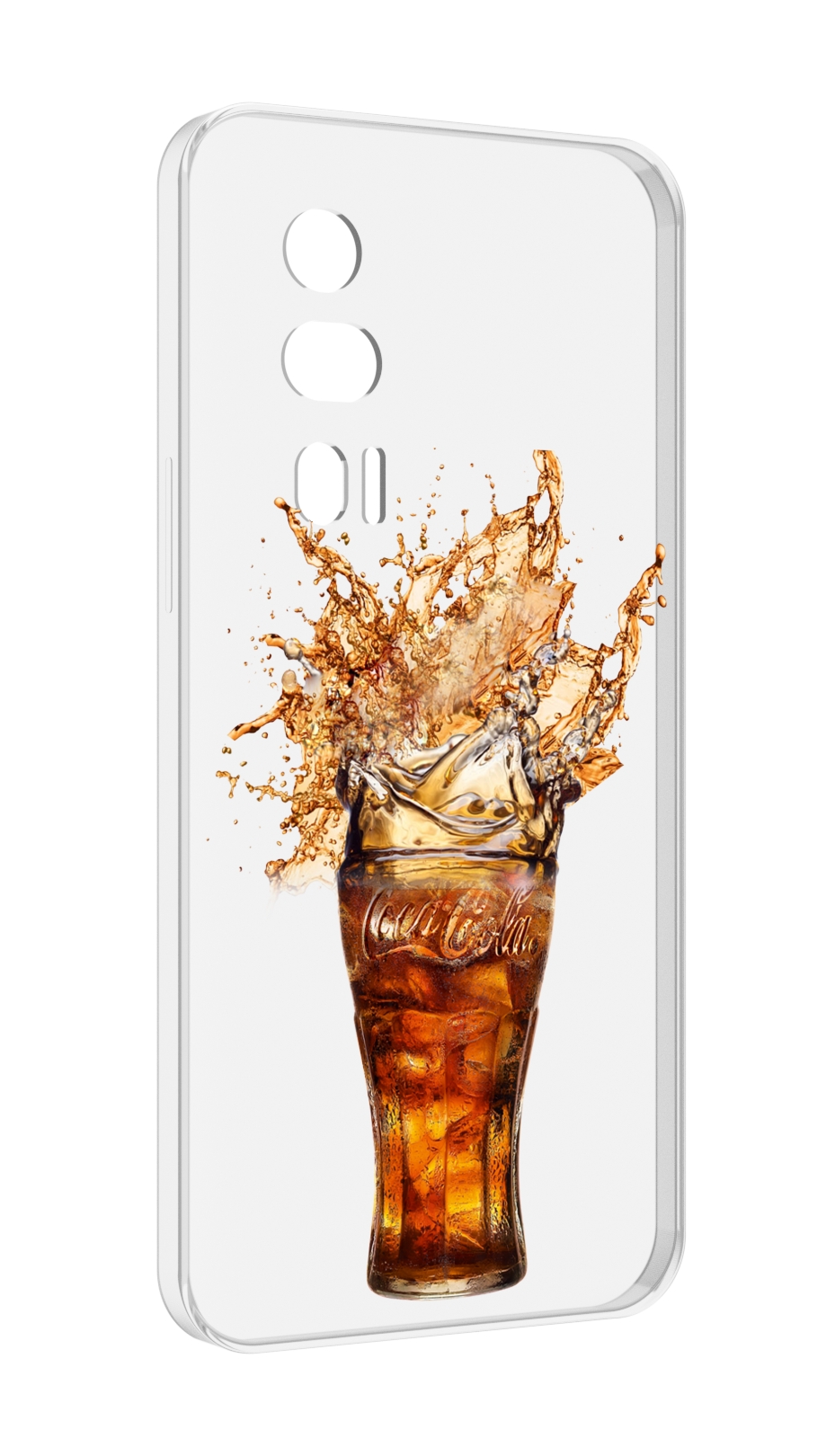 

Чехол MyPads Кола-в-стакане для Xiaomi Redmi K60 противоударный, Tocco