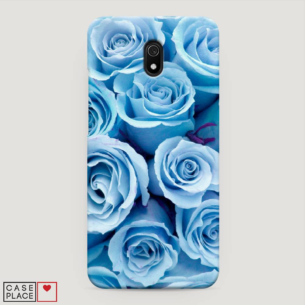

Пластиковый чехол "Лазурные розы" на Xiaomi Redmi 8A, 37220-6
