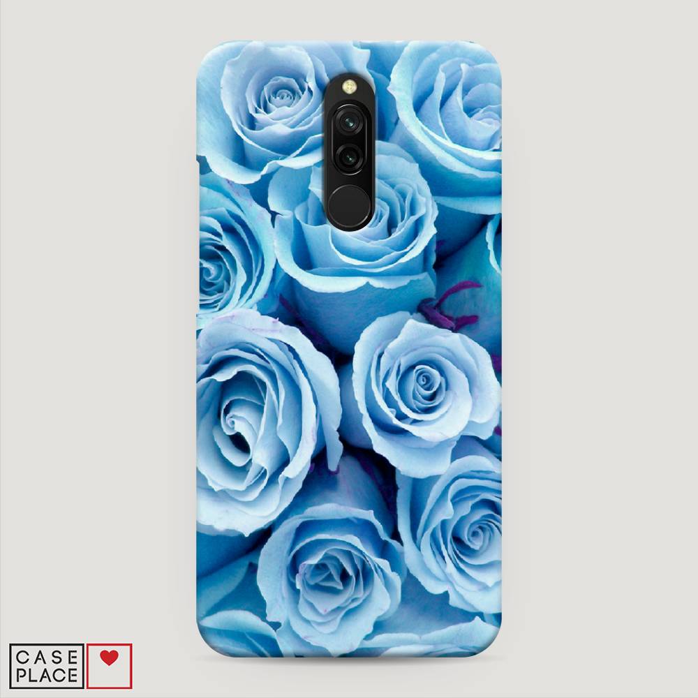 

Пластиковый чехол "Лазурные розы" на Xiaomi Redmi 8, 37120-6