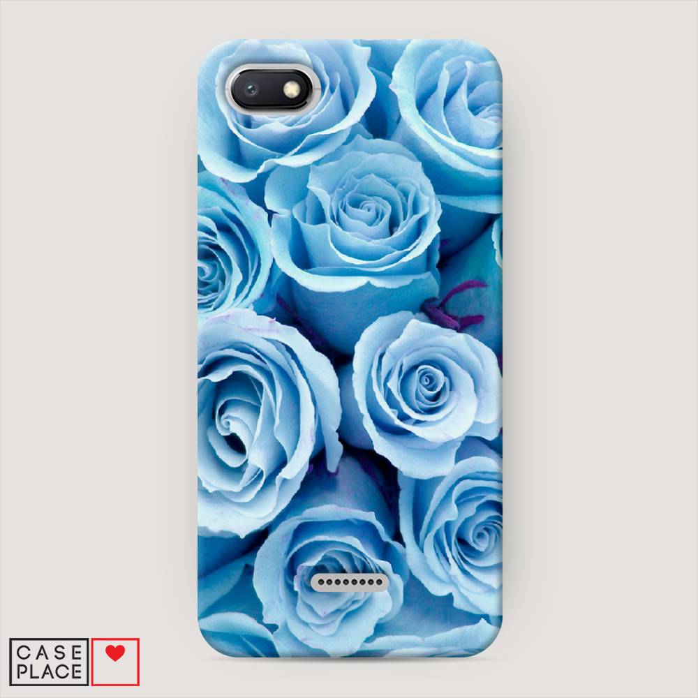 

Пластиковый чехол "Лазурные розы" на Xiaomi Redmi 6A, 34120-6