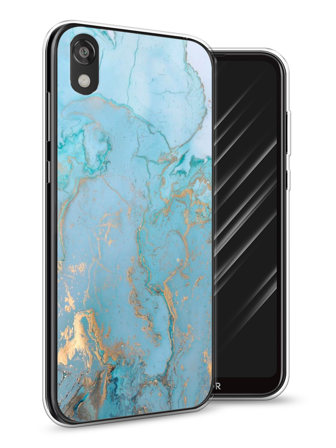 

Чехол Awog на Huawei Y5 2019 "Голубой мрамор рисунок", 69050-3