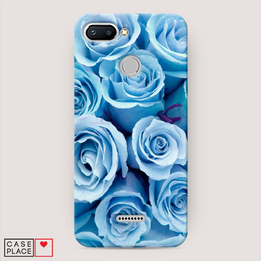 

Пластиковый чехол "Лазурные розы" на Xiaomi Redmi 6