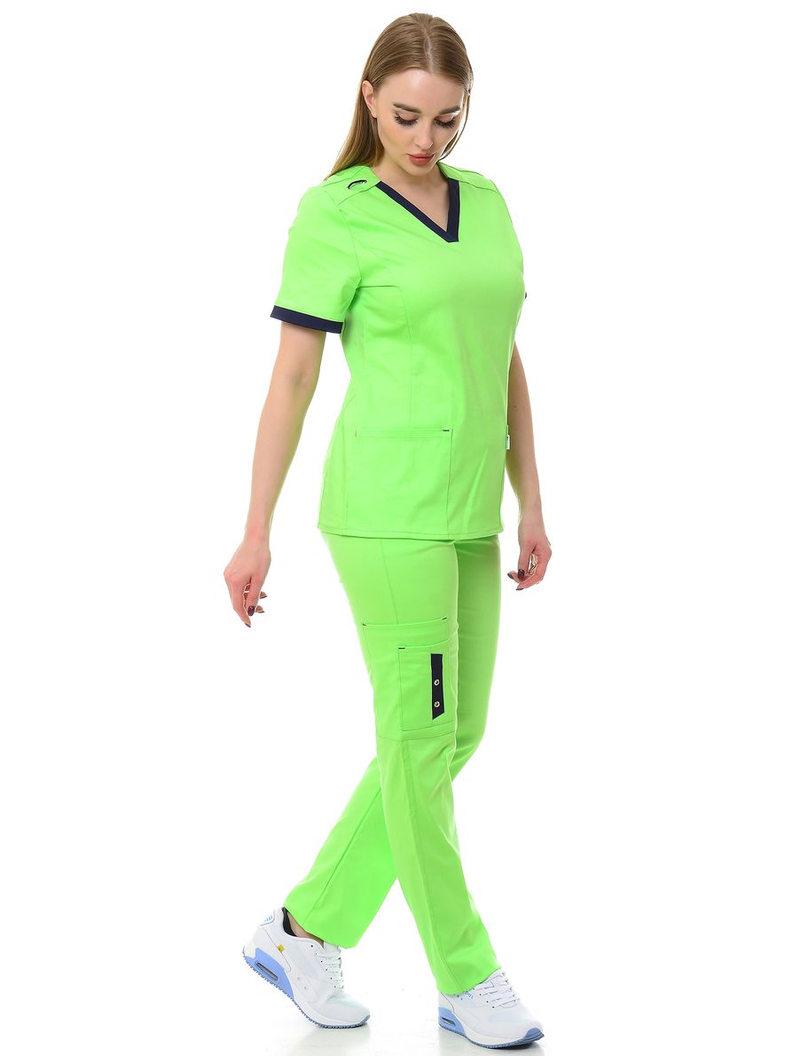 фото Костюм медицинский женский medicalwear мажорка 116 зеленый 44 ru