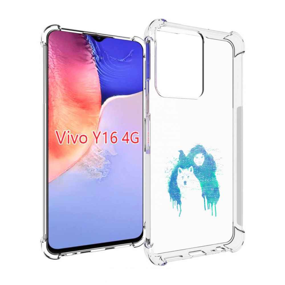 

Чехол MyPads джон сноу для Vivo Y16 4G/ Vivo Y02S, Прозрачный, Tocco