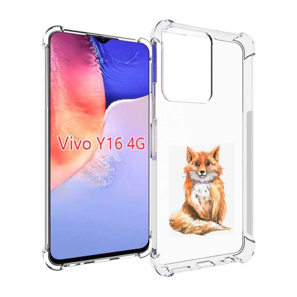 

Чехол MyPads детская лиса для Vivo Y16 4G/ Vivo Y02S, Прозрачный, Tocco