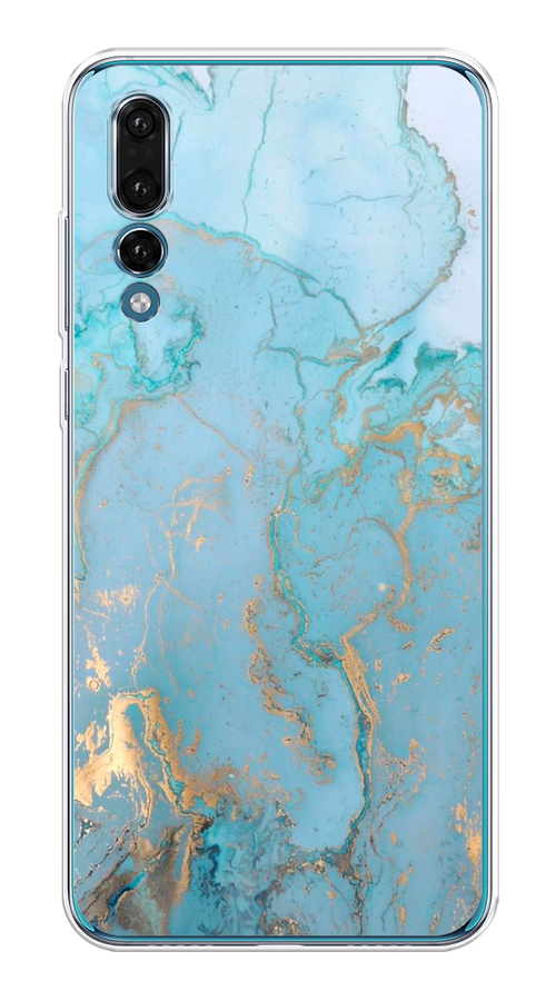 

Чехол Awog на Huawei P20 Pro "Голубой мрамор рисунок", 65050-3