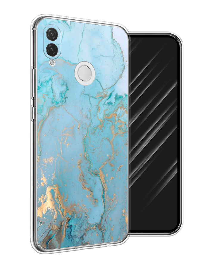 

Чехол Awog на Huawei P Smart Plus "Голубой мрамор рисунок", 68250-3