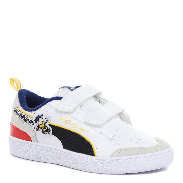 фото Кроссовки puma peanuts ralph sampson v ps цв. белый р. 27,5