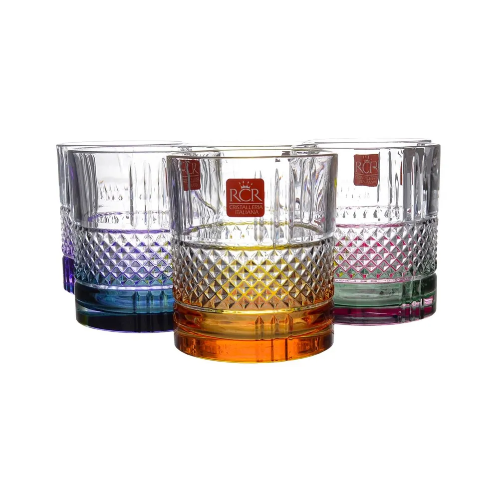 

Набор стаканов для виски RCR Brillante Color 340мл (6 шт), Прозрачный, 571490002