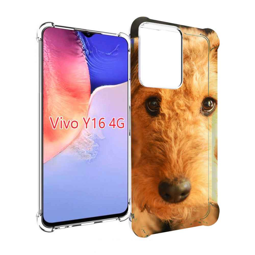 

Чехол MyPads эрдельтерьер для Vivo Y16 4G/ Vivo Y02S, Прозрачный, Tocco