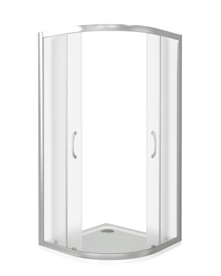 

Душевое ограждение Good Door LATTE R-80-G-WE 80х80 см