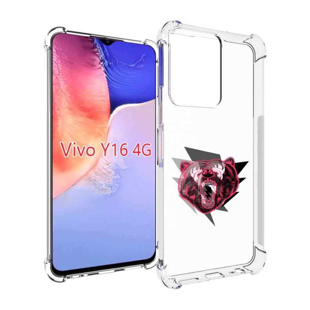

Чехол MyPads грозовой медведь для Vivo Y16 4G/ Vivo Y02S, Прозрачный, Tocco