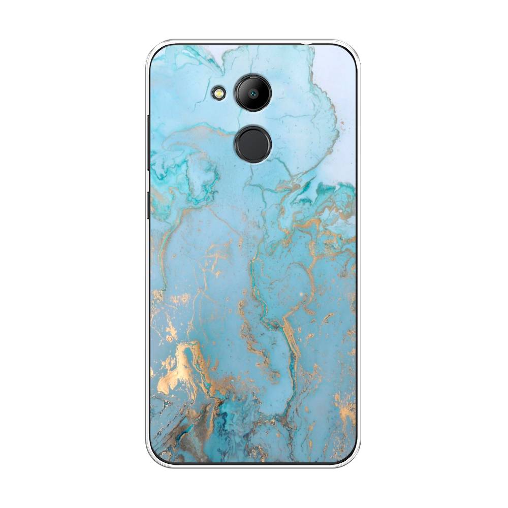 

Чехол Awog на Honor 6C Pro "Голубой мрамор рисунок", 63850-3