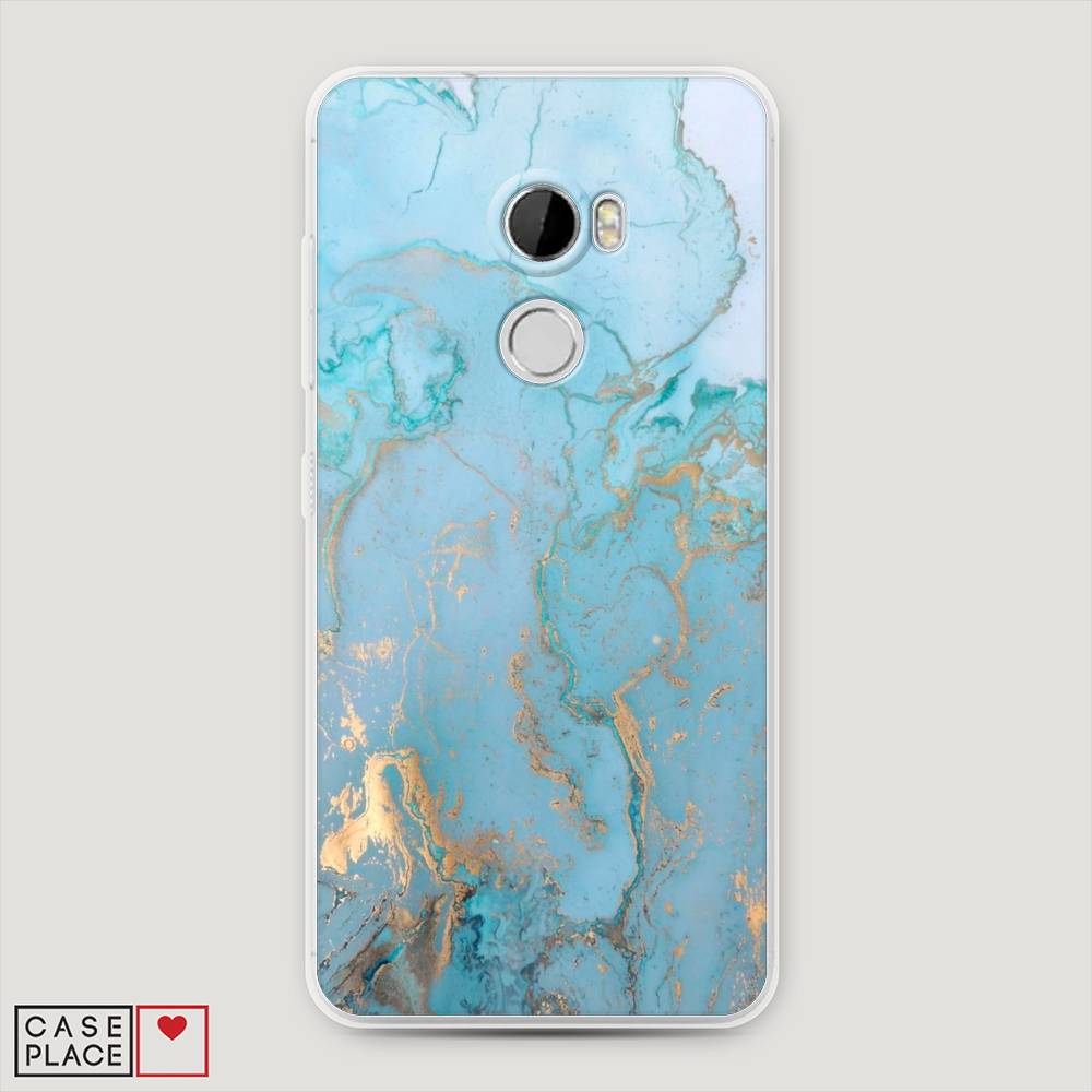 

Чехол Awog на HTC One X10 / Эйчтиси One X10 "Голубой мрамор рисунок", 101850-3