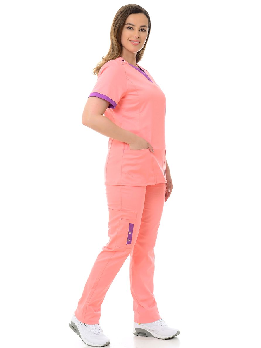 фото Костюм медицинский женский medicalwear мажорка 116 розовый 54 ru