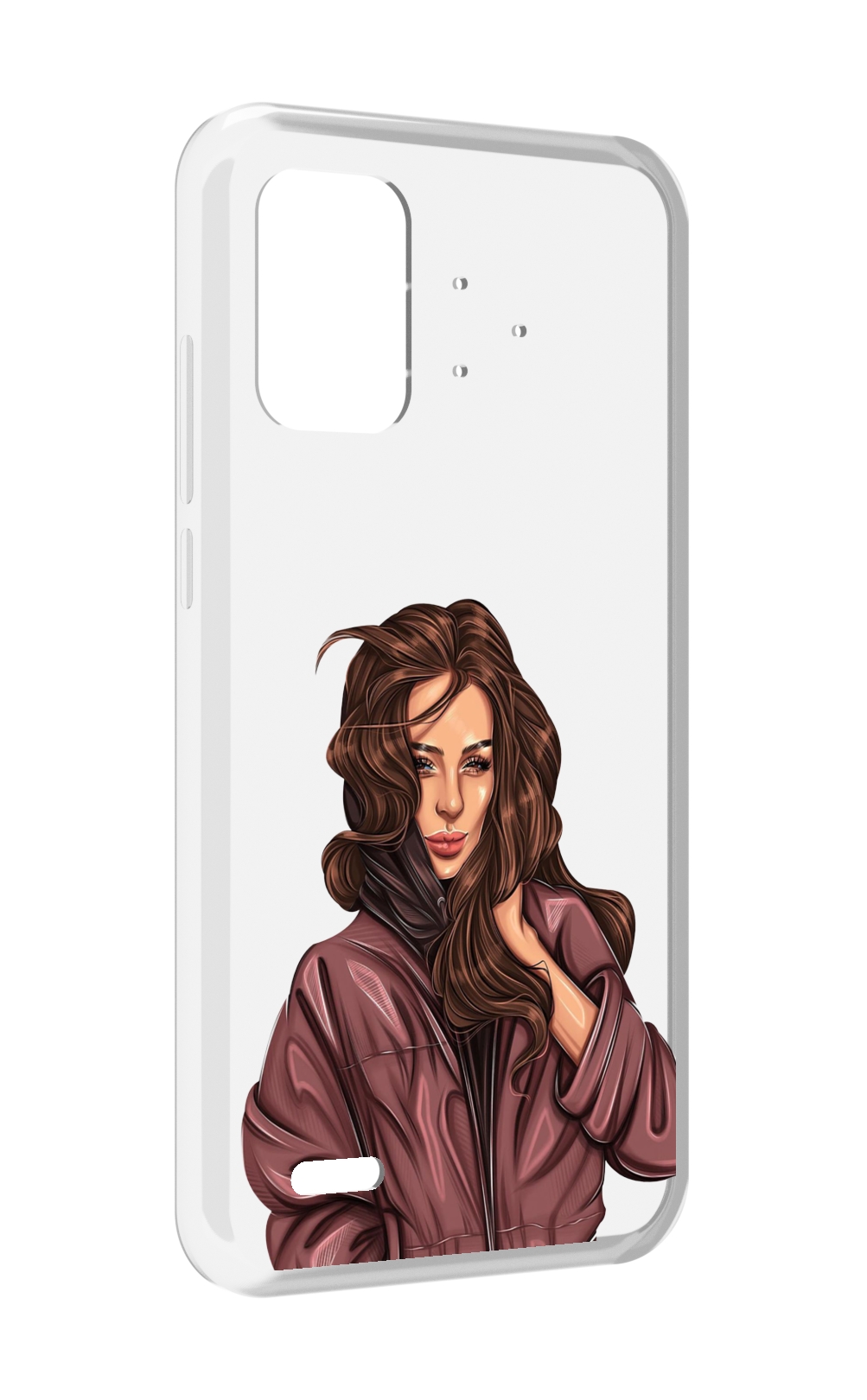 

Чехол MyPads Арт-рисунок-девушки для UMIDIGI Bison Pro, Прозрачный, Tocco