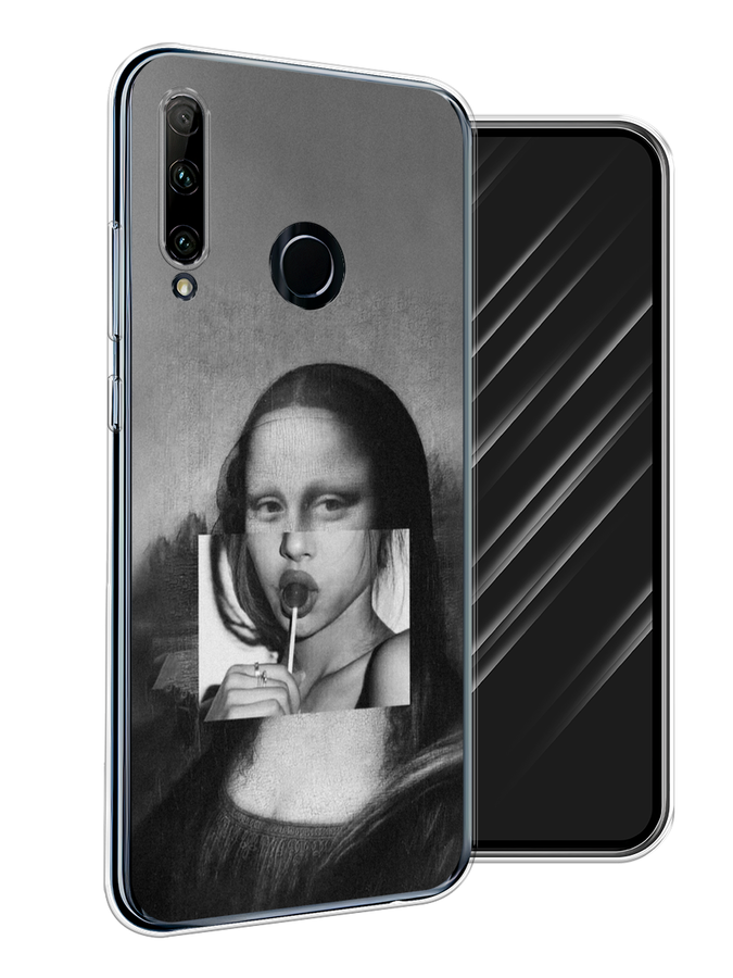 

Чехол Awog на Honor 10i "Голубой мрамор рисунок", 68850-3