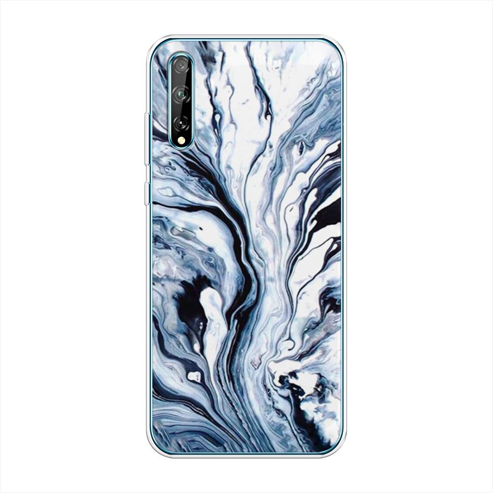

Чехол Awog на Huawei Y8p "Голубой минерал мрамор", 6103450-3