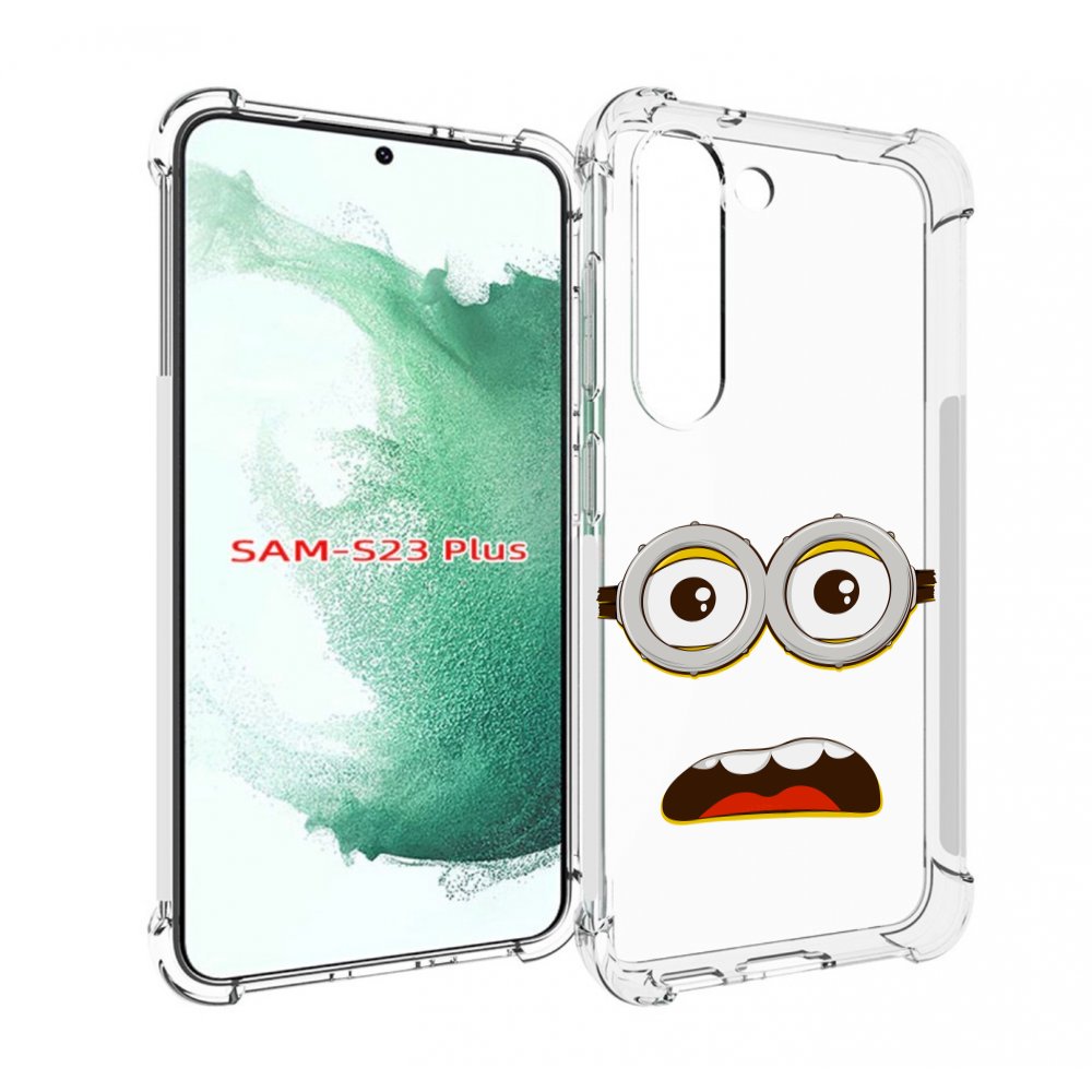 Чехол MyPads лицо-миньона для Samsung Galaxy S23 Plus +