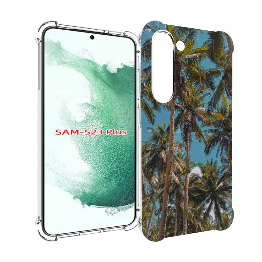

Чехол MyPads летние пальмы для Samsung Galaxy S23 Plus +, Прозрачный, Tocco