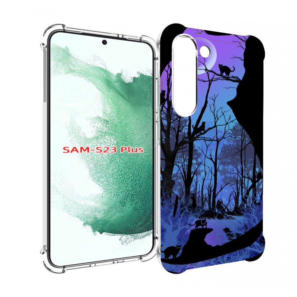 

Чехол MyPads лес внутри кота для Samsung Galaxy S23 Plus +, Прозрачный, Tocco