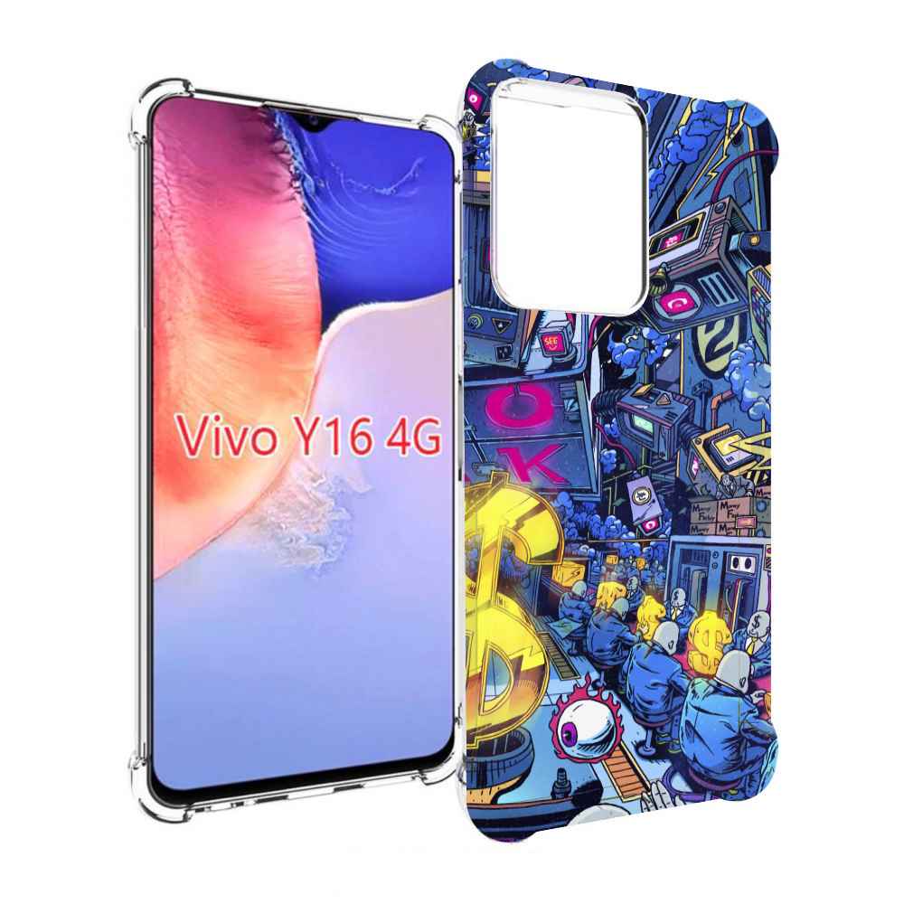 

Чехол MyPads футуристичная картинка для Vivo Y16 4G/ Vivo Y02S, Прозрачный, Tocco