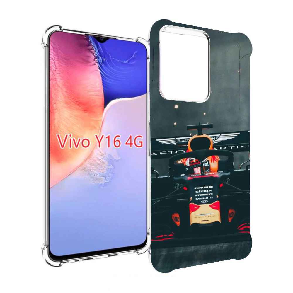 

Чехол MyPads формула 1 астон мартин для Vivo Y16 4G/ Vivo Y02S, Прозрачный, Tocco