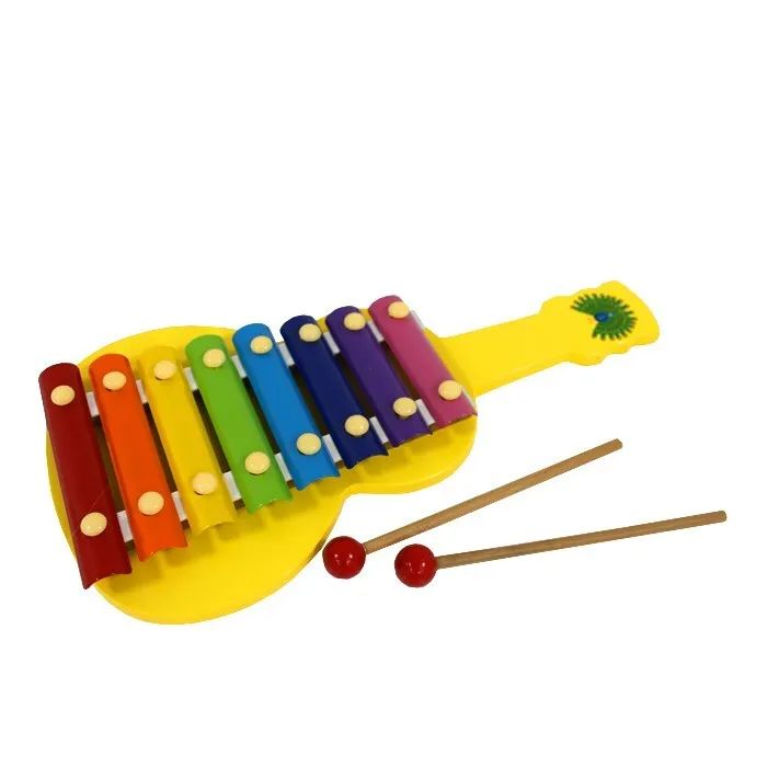 Металлофон КНР деревянный, 8 тонов, Гитара 278-457