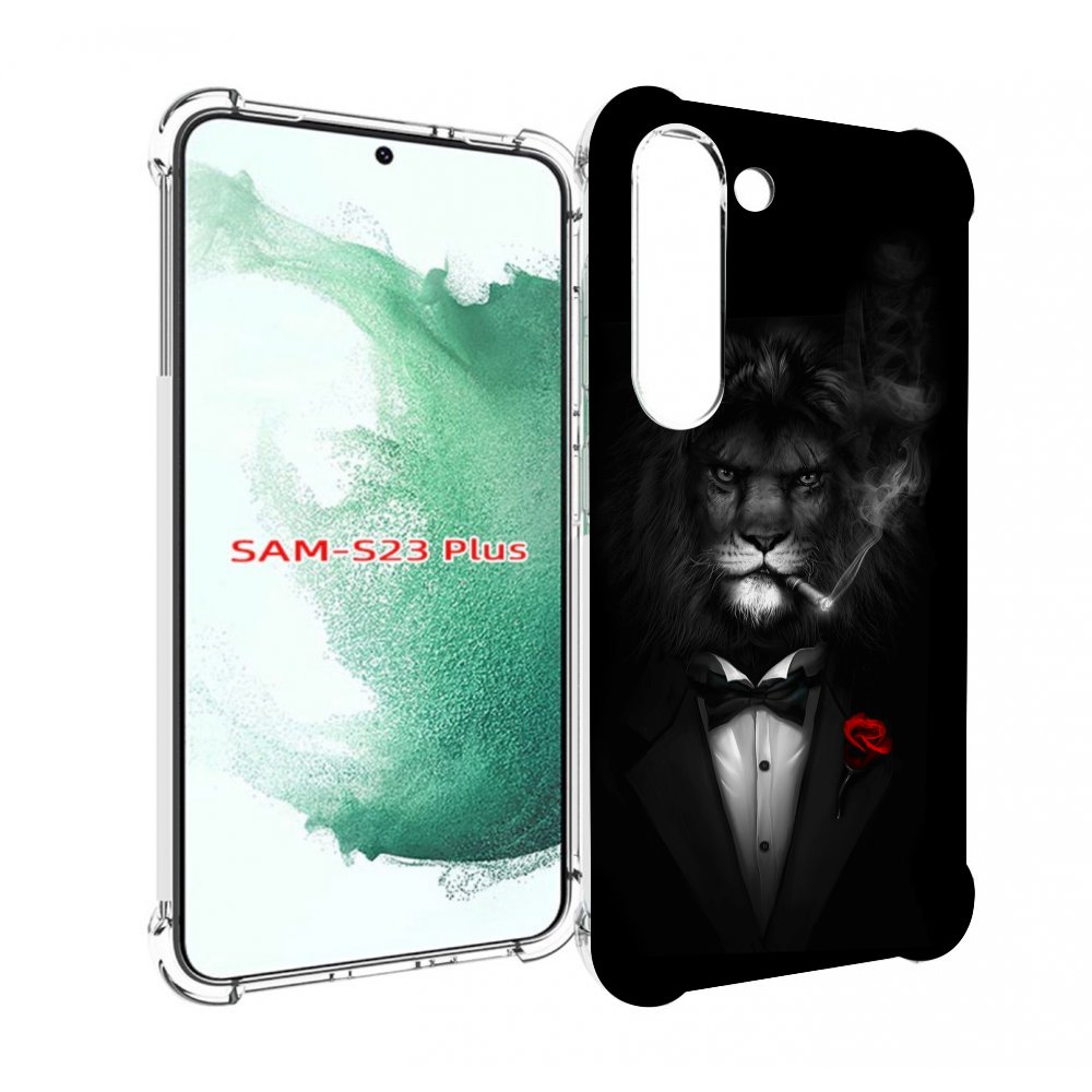 

Чехол MyPads лев-в-темноте-с-сигаретой мужской для Samsung Galaxy S23 Plus +, Прозрачный, Tocco