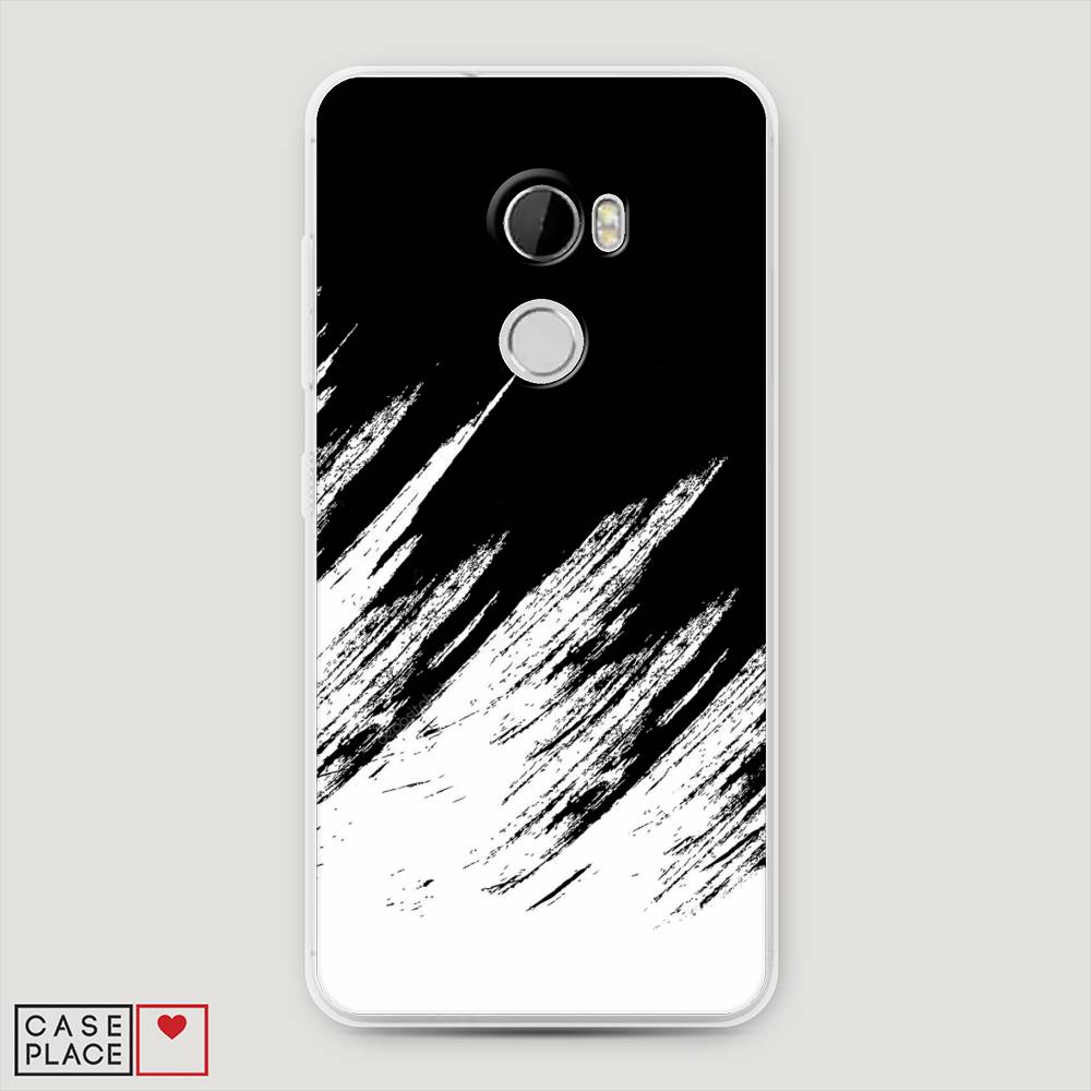 

Чехол Awog на HTC One X10 / Эйчтиси One X10 "Черно белые брызги", 101850-3