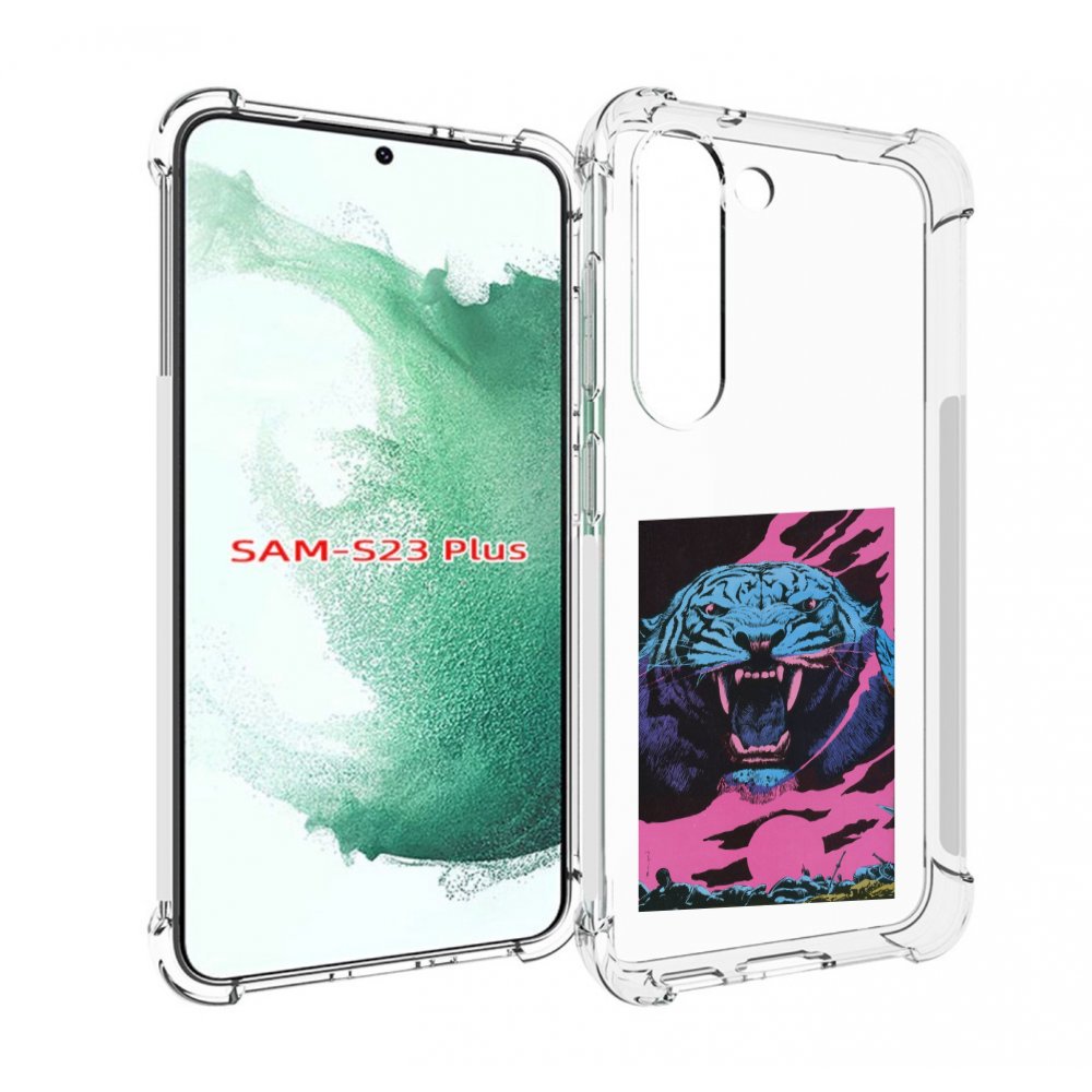 

Чехол MyPads лев с розовыми зубами для Samsung Galaxy S23 Plus +, Прозрачный, Tocco