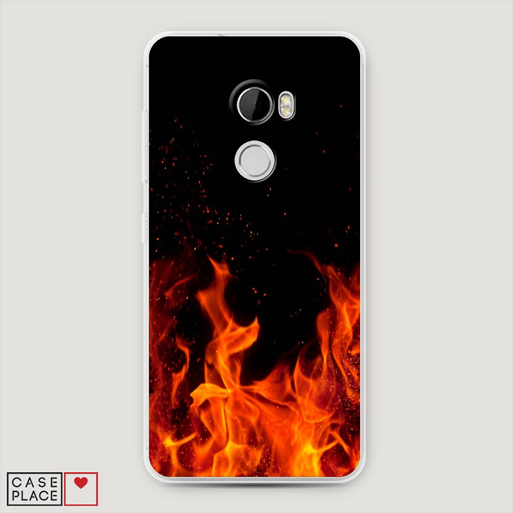 

Чехол Awog на HTC One X10 / Эйчтиси One X10 "Все в огне", 101850-4
