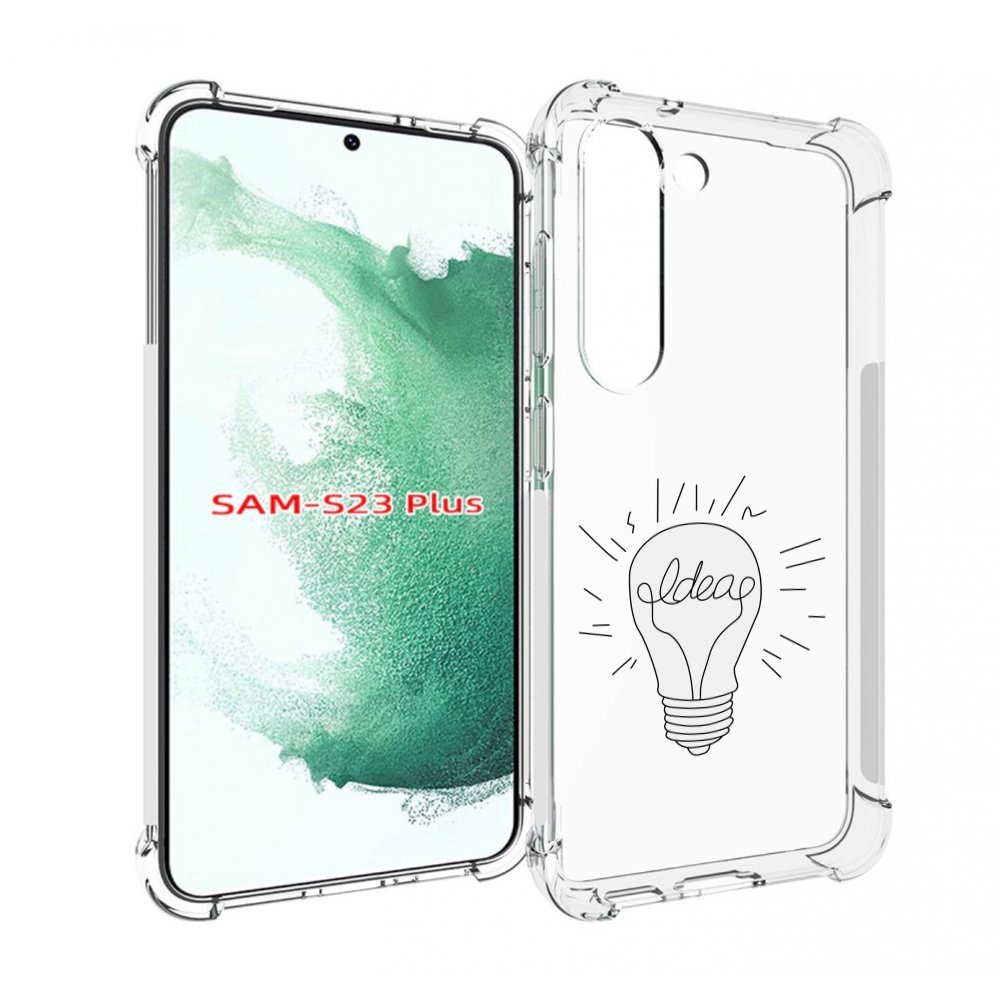 Чехол MyPads лампочка-с-идеей для Samsung Galaxy S23 Plus +
