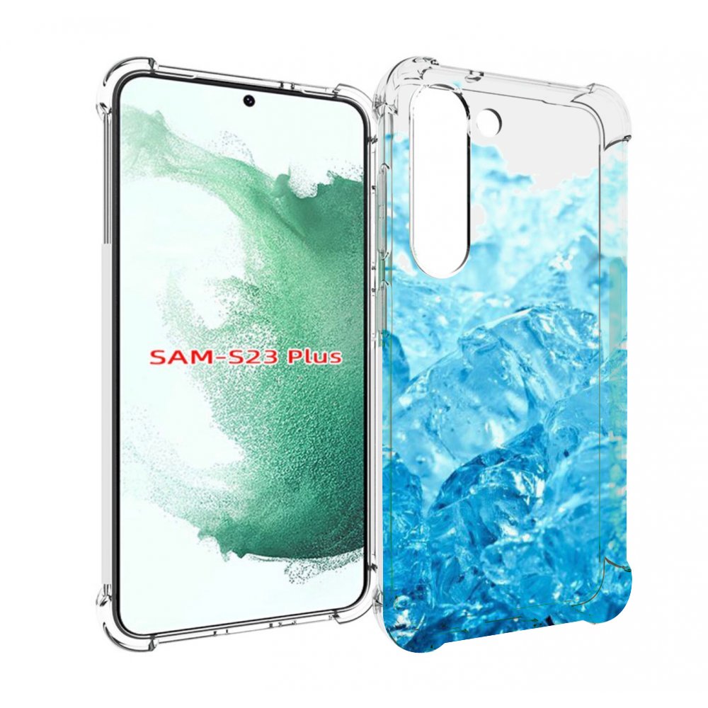 

Чехол MyPads кусочки-льда для Samsung Galaxy S23 Plus +, Прозрачный, Tocco