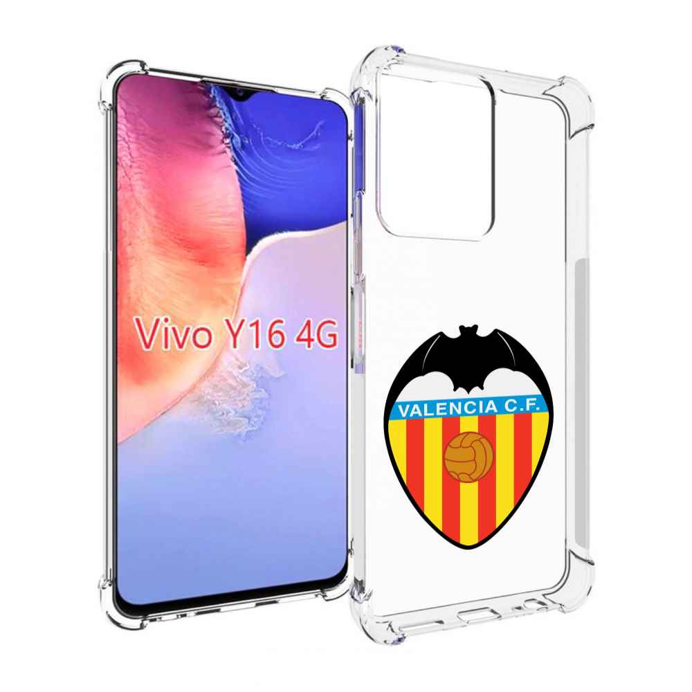 

Чехол MyPads фк-валенсия-2 для Vivo Y16 4G/ Vivo Y02S, Прозрачный, Tocco