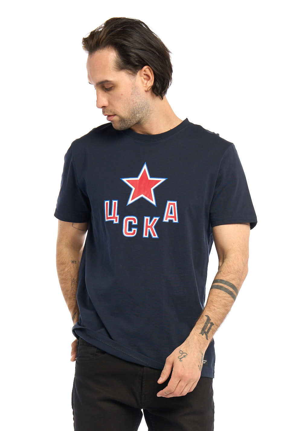 

Футболка мужская Atributika&Club ЦСКА 832200 синяя 2XL, Синий, ЦСКА 832200