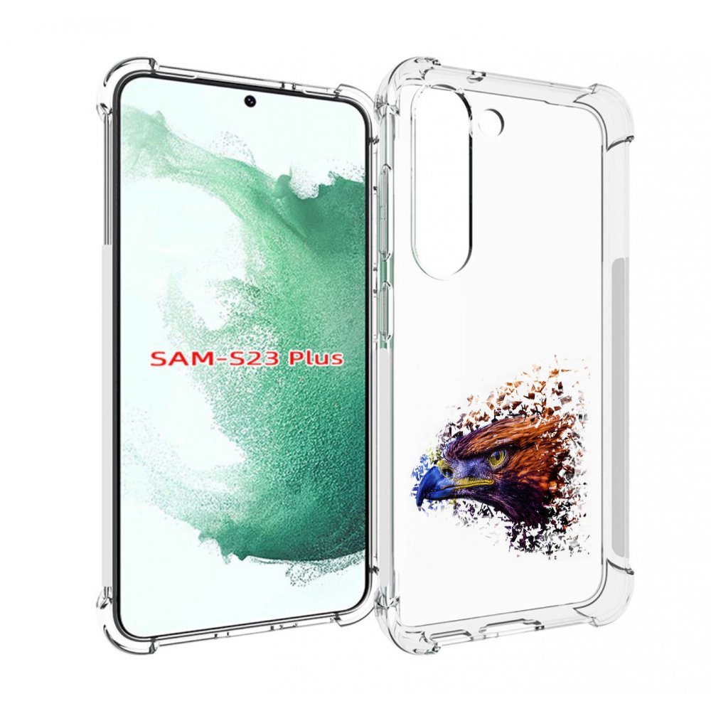 

Чехол MyPads красочный орел для Samsung Galaxy S23 Plus +, Прозрачный, Tocco