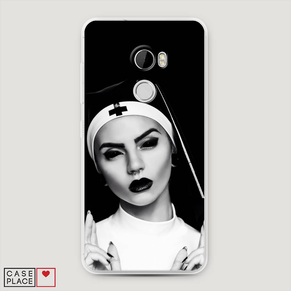 

Чехол Awog на HTC One X10 / Эйчтиси One X10 "Черная монашка", 101850-9