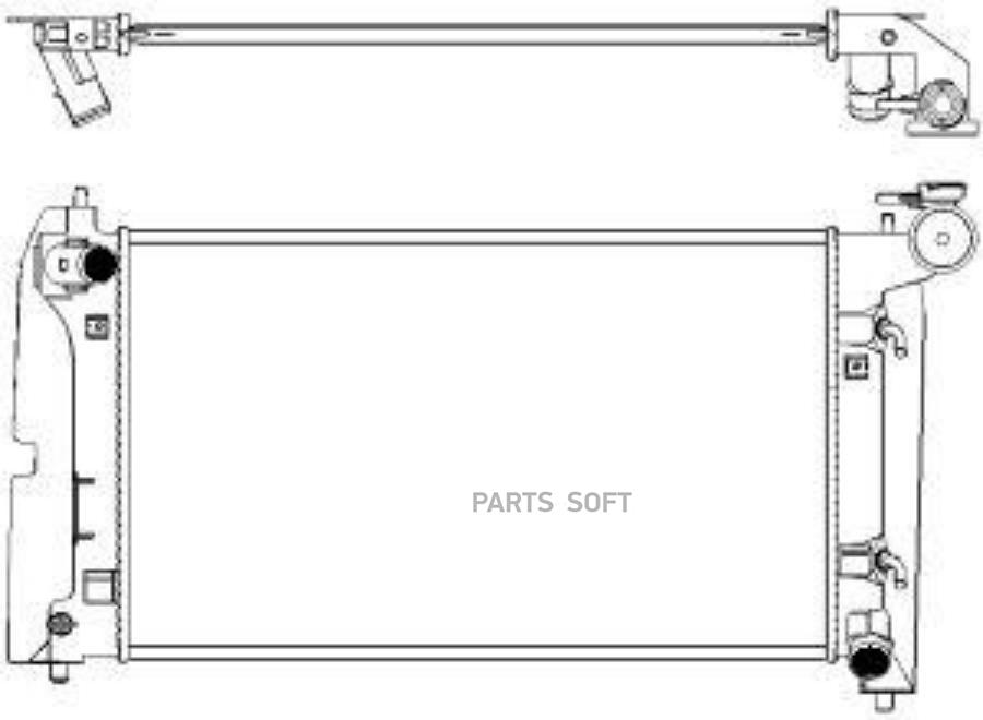 

Радиатор Системы Охлаждения 34611023 Nsin0019766146 Sakura арт. 34611023