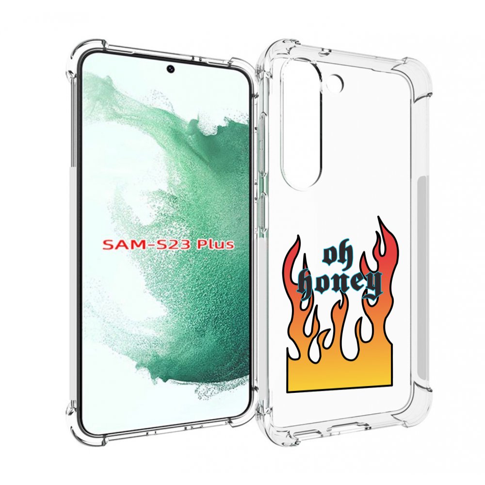 

Чехол MyPads красивое-пламя для Samsung Galaxy S23 Plus +, Прозрачный, Tocco