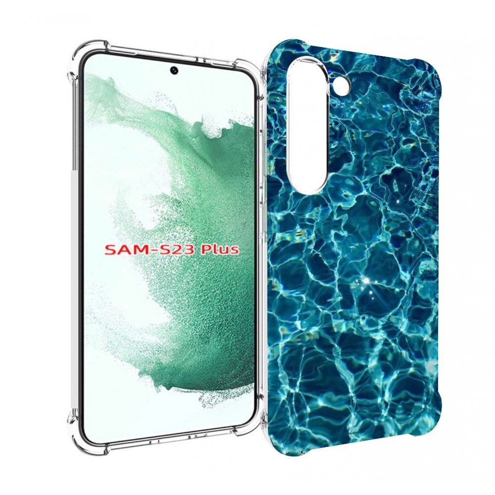 

Чехол MyPads красивая голубая вода для Samsung Galaxy S23 Plus +, Прозрачный, Tocco