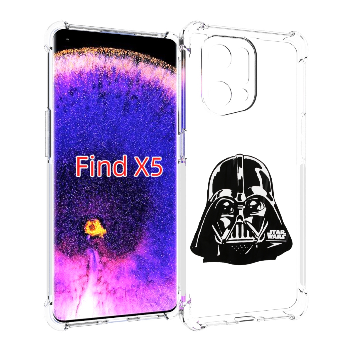 

Чехол MyPads Звездные-войны для Oppo Find X5, Прозрачный, Tocco