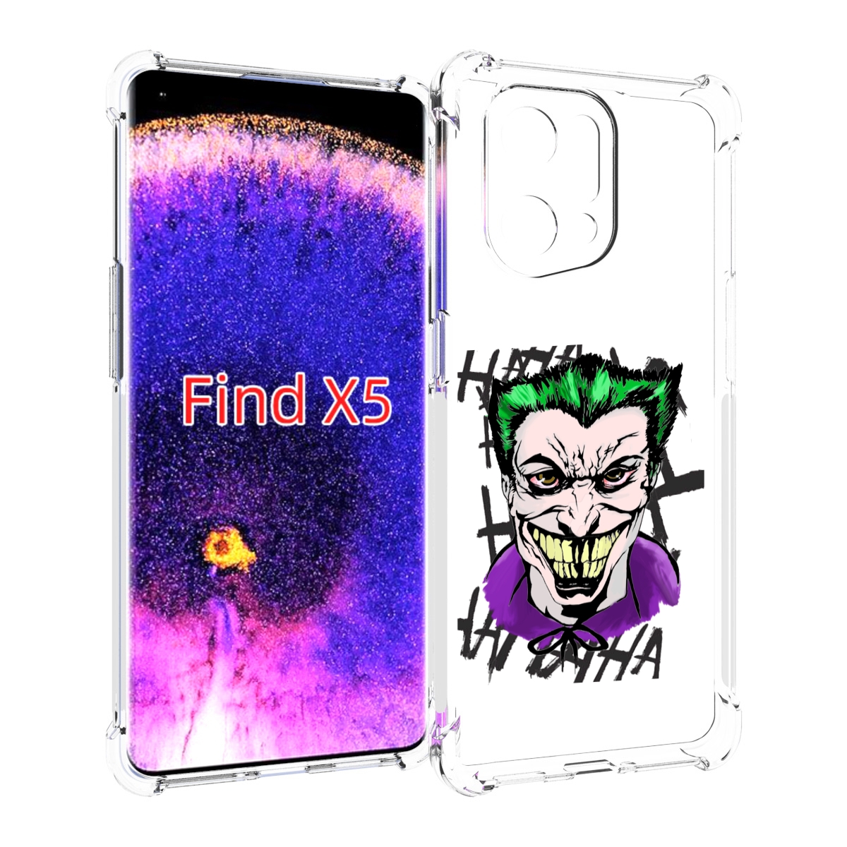 

Чехол MyPads Джокер-крейзи для Oppo Find X5, Прозрачный, Tocco
